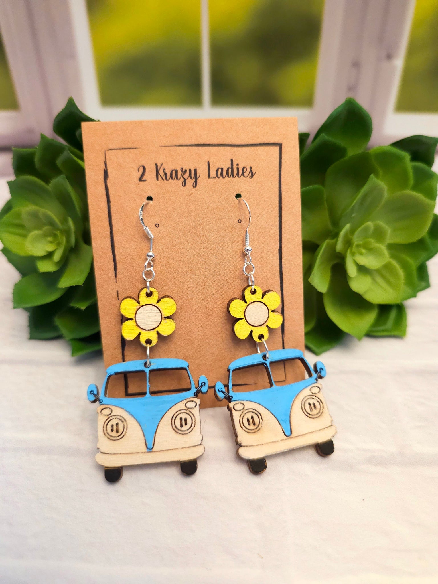 The Very Hungry Caterpillar Dangle Earrings - Acrylic, Boho, Kitsch, Novelty