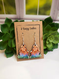 Easter Bunny Earrings | Dangle Earrings | Bunny Earrings | Custom Dangle Earrings | Easter Bunnies| Easter Gift | Easter Jewelry