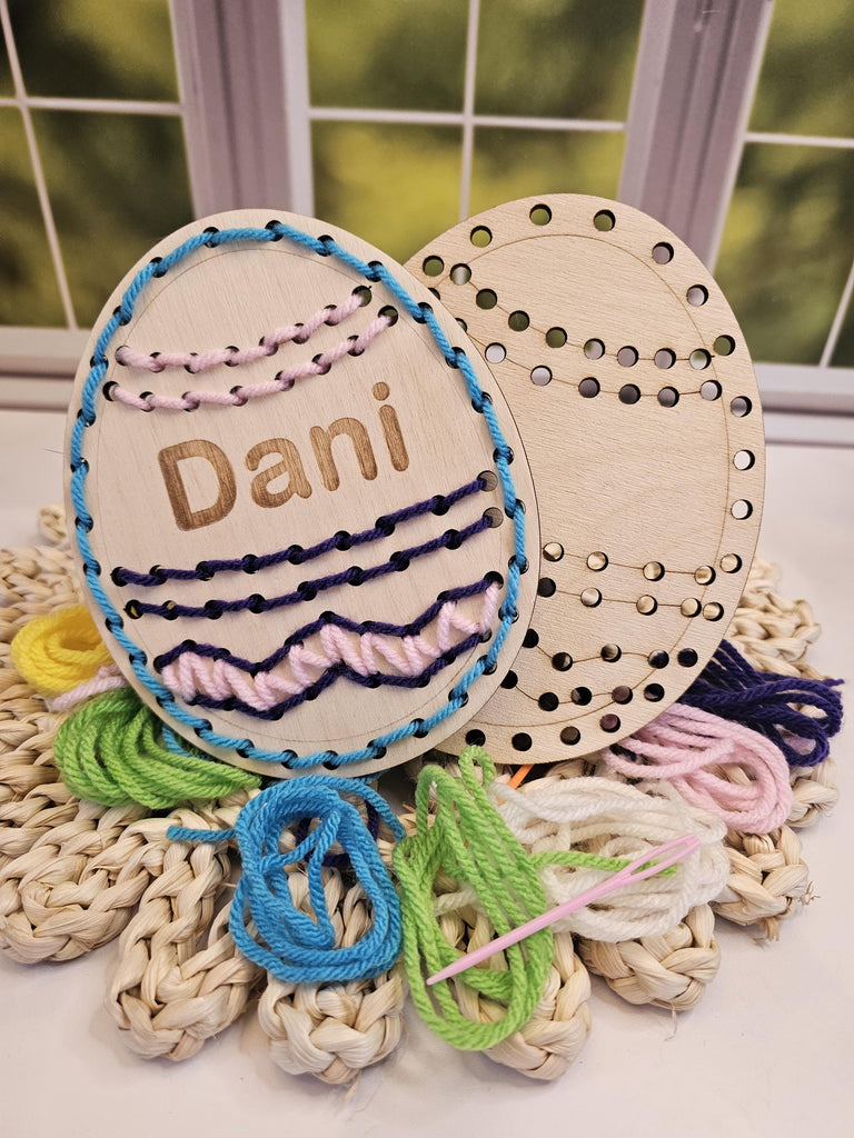 Kids Sewing Kit | Easter Craft Kit | DIY Sewing Craft | Yarn Crafts | Learn to Sew Kit | Crafting Kit for Kids | Personalized Craft Kit