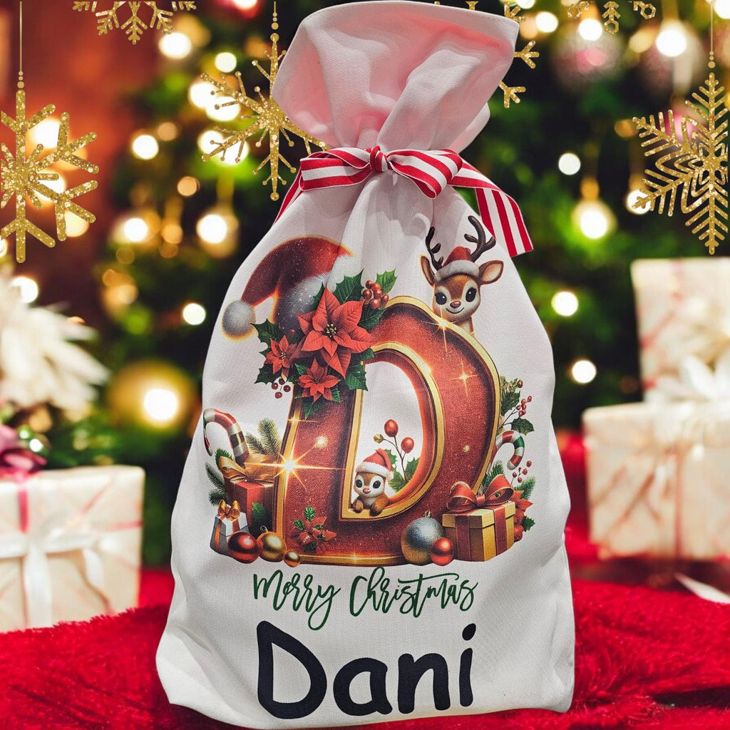 Personalized Santa Sack | Santa Bag | Gift Bag | Christmas Gift Bag | Sack for Gifts | Gift Sack | Personalized Christmas Sack | Santa Sack