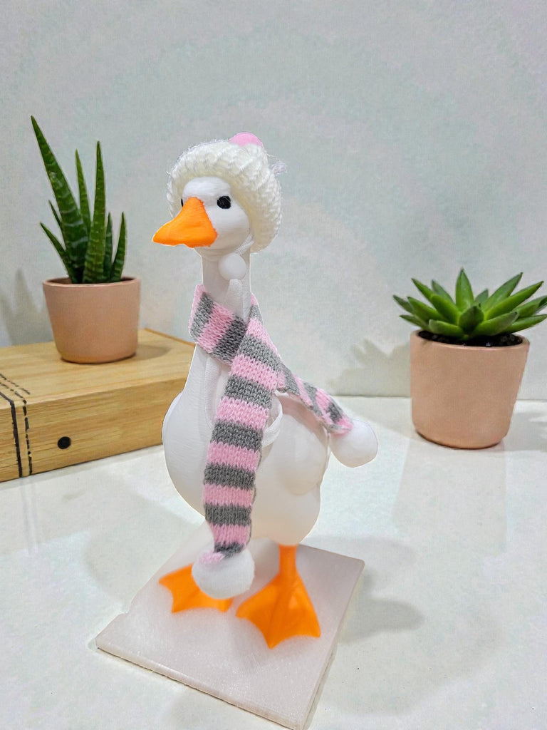 Desk Goose Toy 7in Desktop Tabletop Decor | Office or Teacher Gift