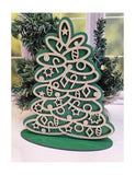 Wood Christmas Tree Decor Tabletop Desk Decoration | Christmas Tree