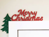 Door & Window Trim  - Merry Christmas Sign