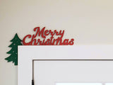 Door & Window Trim  - Merry Christmas Sign