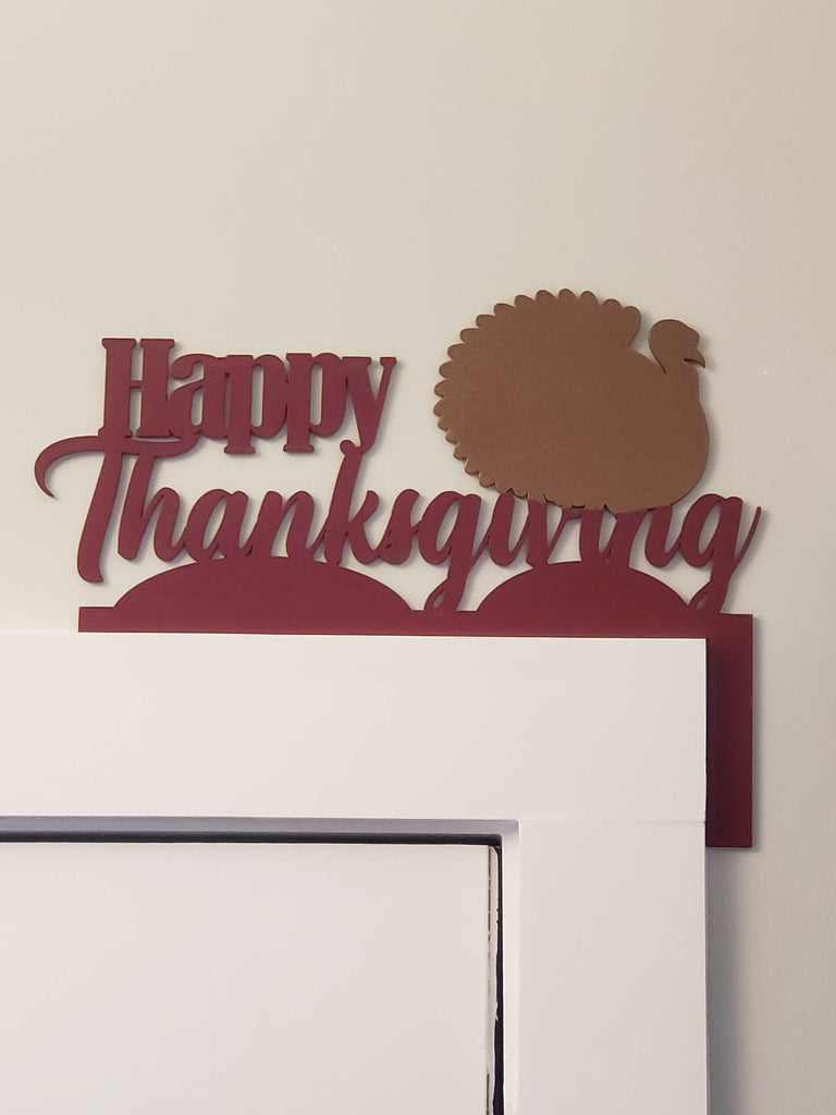 Door & Window Trim  - Happy Thanksgiving Sign
