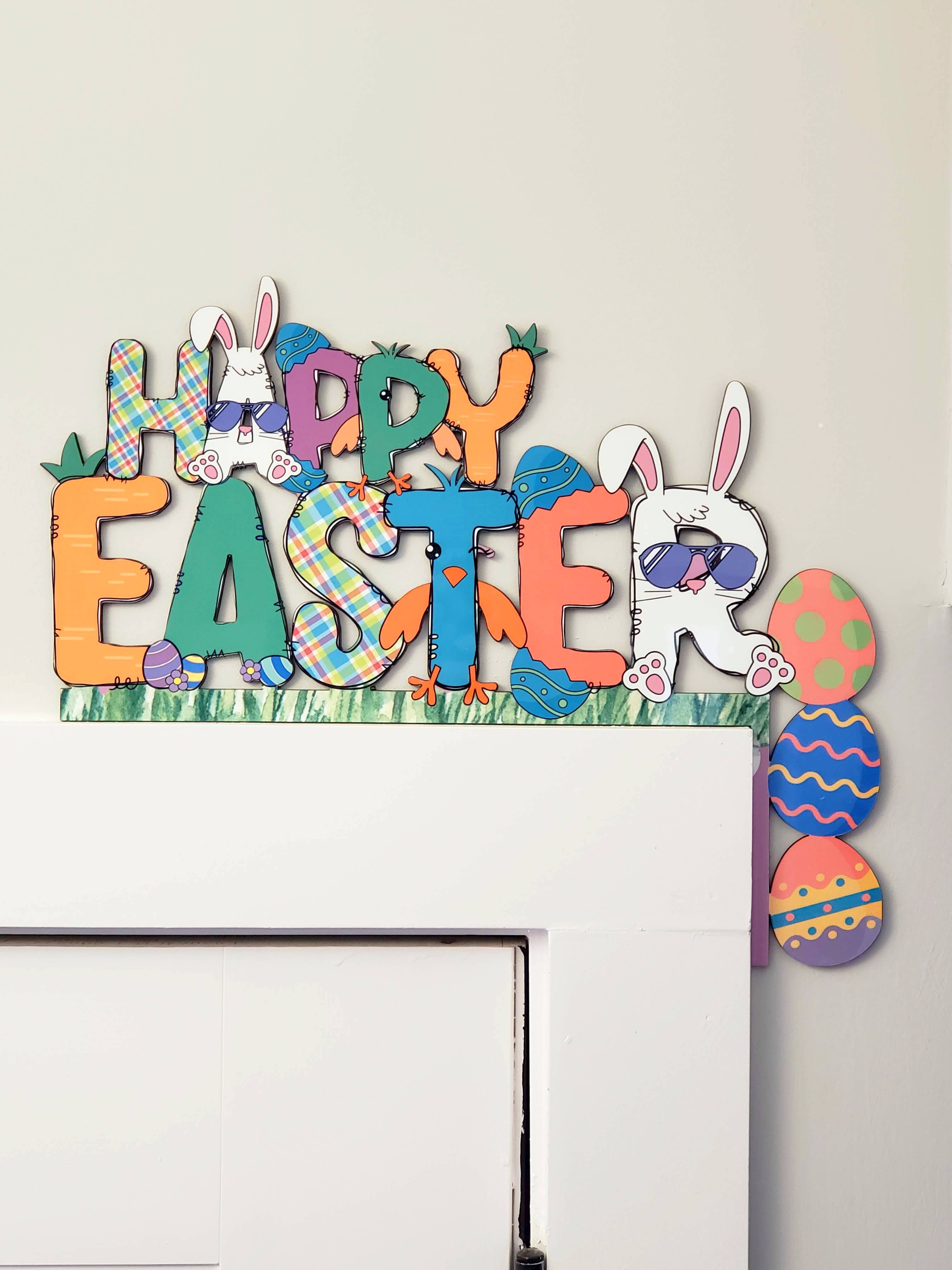Easter Message Sign Happy Easter Sign