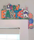 Door & Window Trim  - Happy Easter Sign