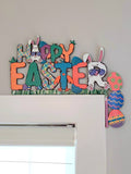 Door & Window Trim  - Happy Easter Sign