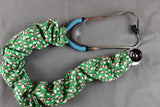 Stethoscope Cover- Christmas Snowman (Green Background)