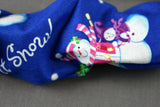 Stethoscope Cover- Blue Snowmen