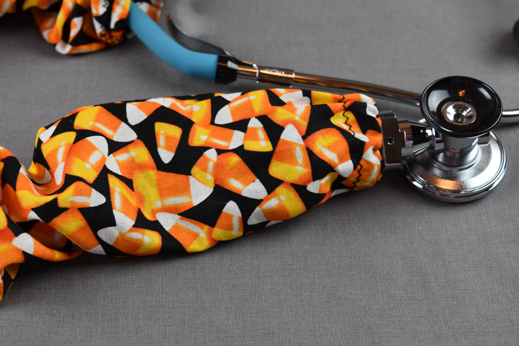 Stethoscope Cover - Halloween Candy Corn