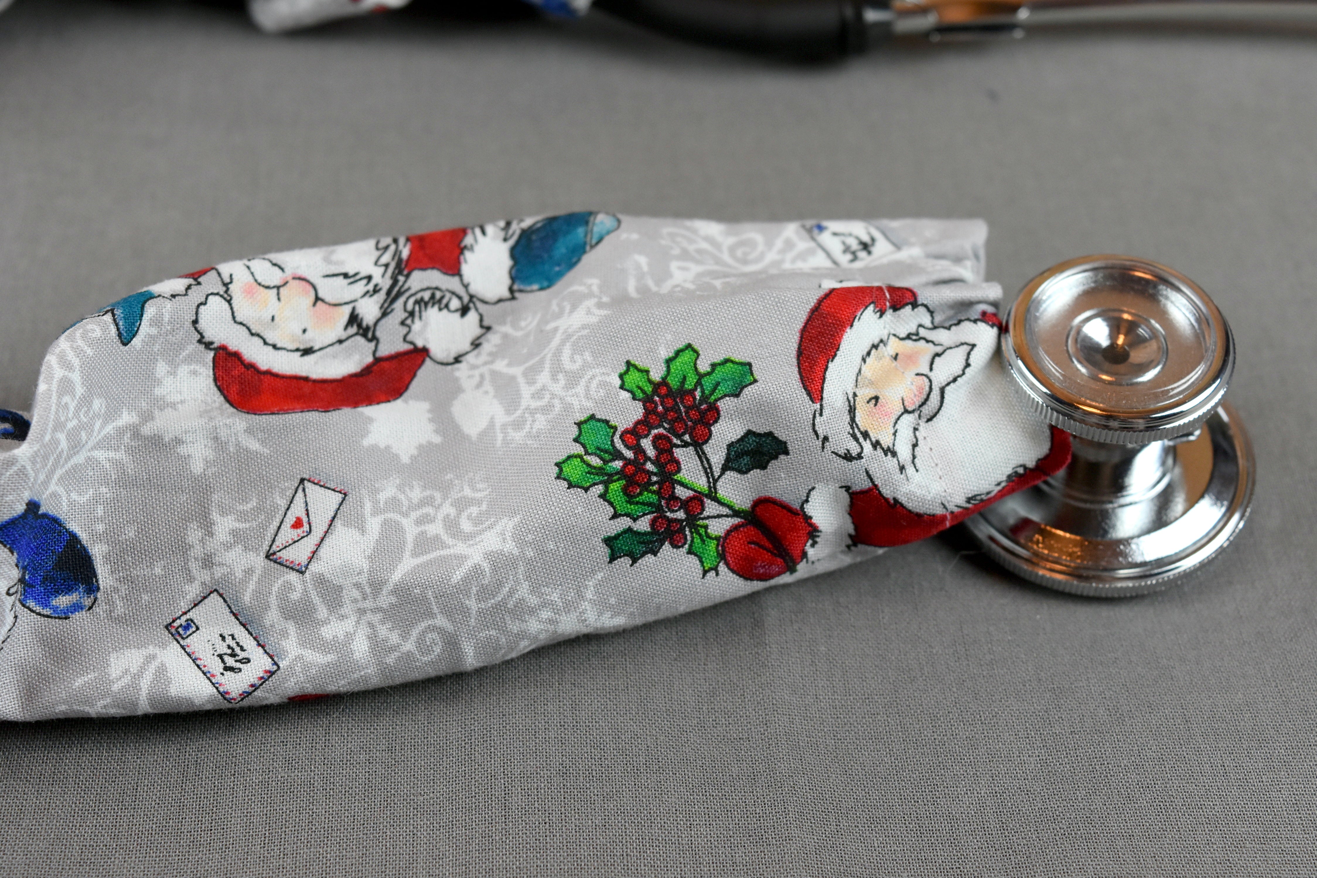 Stethoscope Cover- Christmas Santa