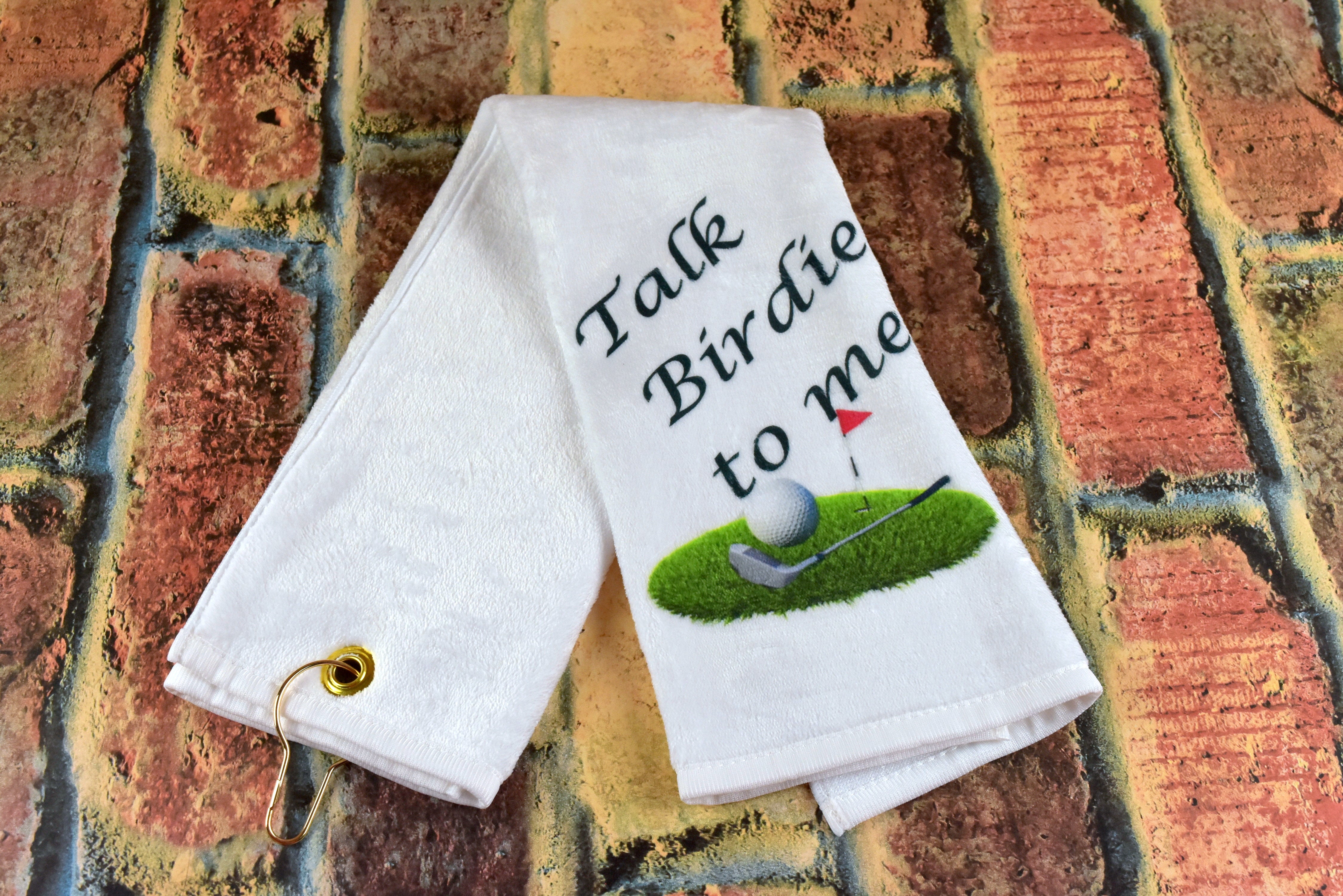 Golf Towel - Talk to Birdie To Me