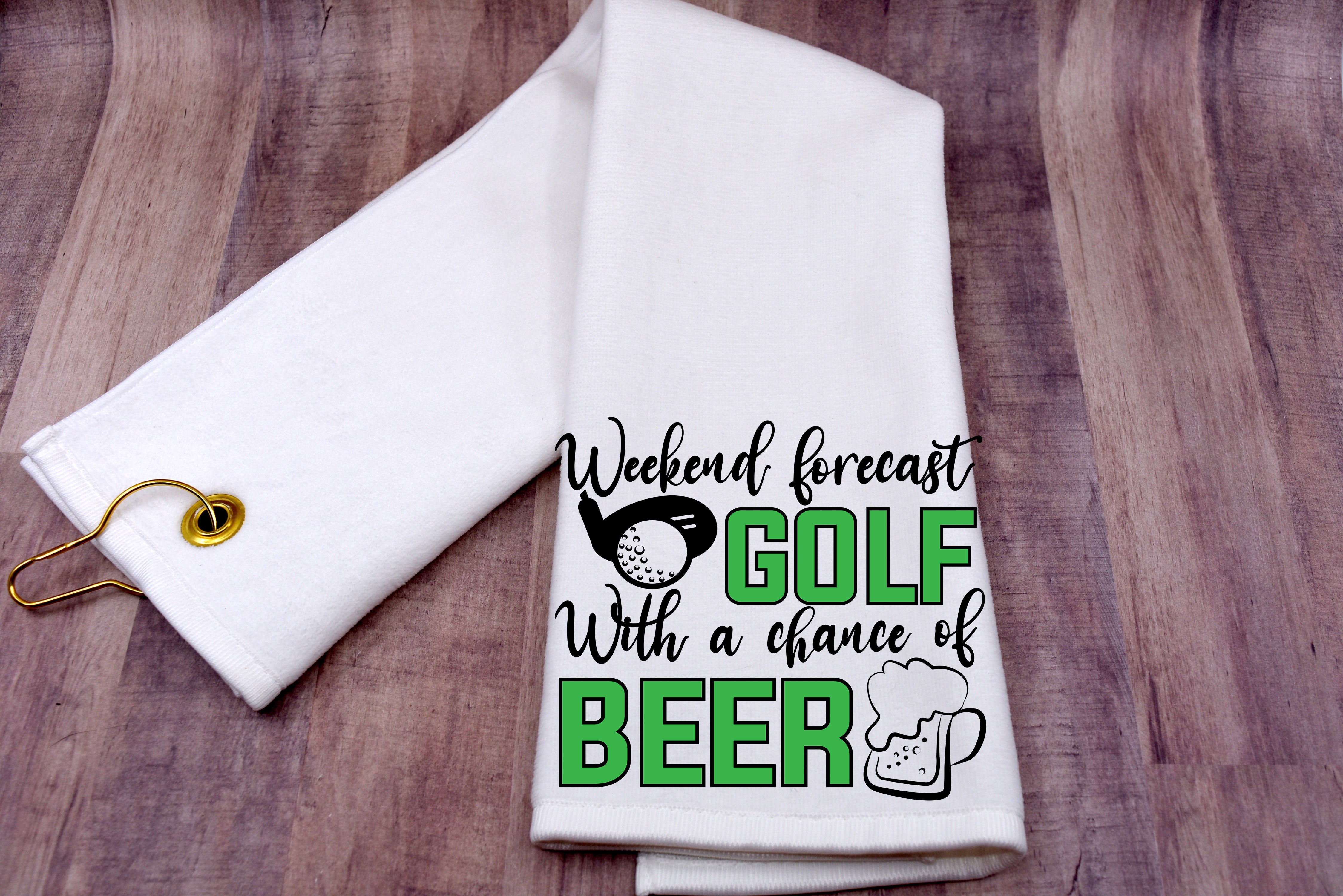 Golf Towel - Weekend Forecast