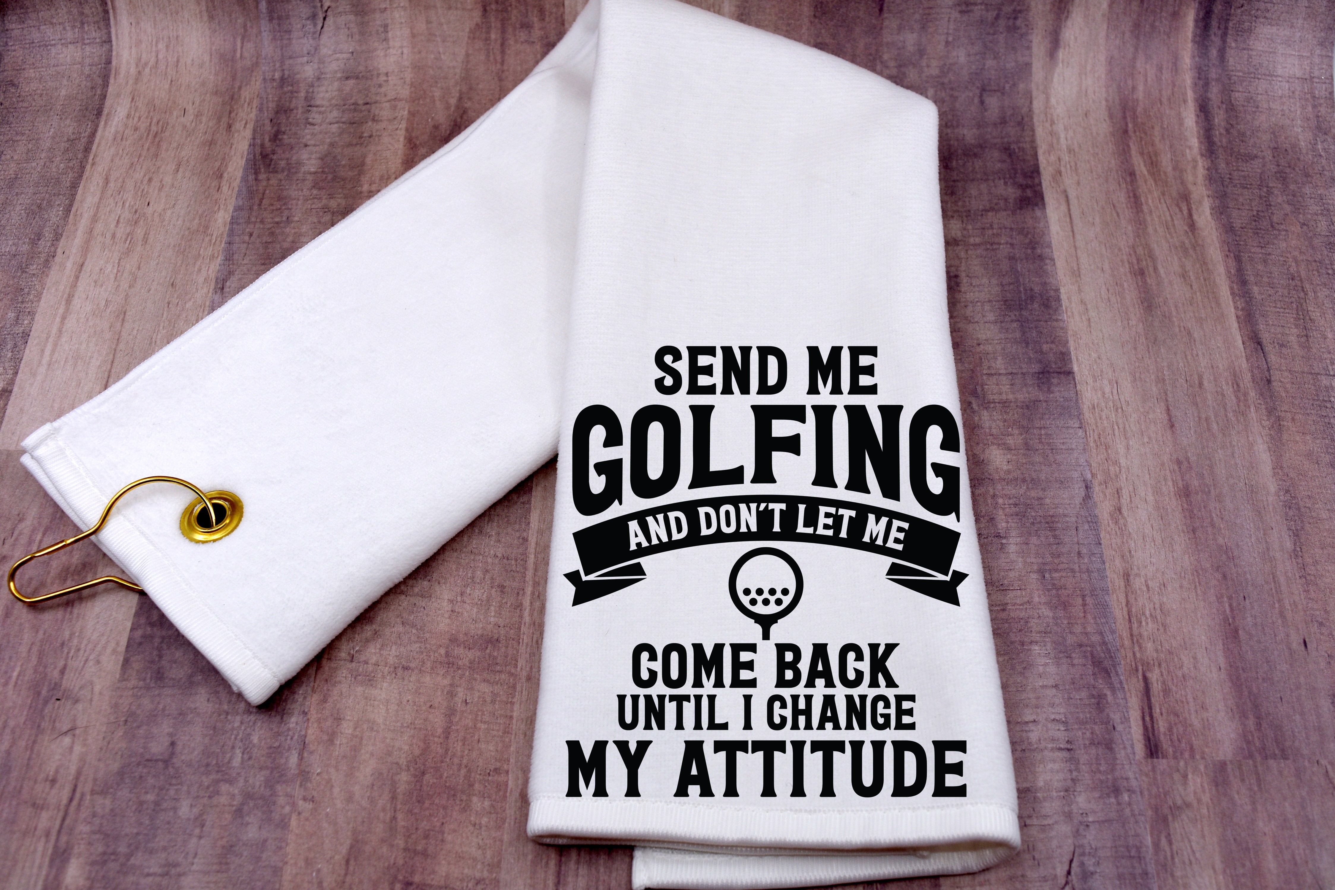 Golf Towel - Golfing Attitude