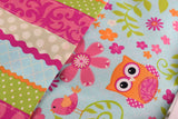 18 Inch Doll Bedding Set - Pink Owl Print Mattress for Baby Dolls