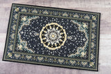 Miniature Oriental Dollhouse Rug - 18 inch  12 inch Dollhouse Decor - Perfect for Dolls