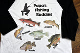 Personalized Fishing Shirt for Grandpa Pawpaw and Dad  Fathers Day Gift  Papa Shirt  Fishing Gifts