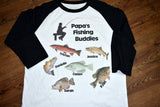 Personalized Fishing Shirt for Grandpa Pawpaw and Dad  Fathers Day Gift  Papa Shirt  Fishing Gifts