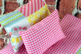 Doll Bedding and Mattress Set for 18 in and 20 in Baby Dolls in Pink