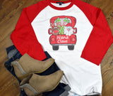 Custom Womens Christmas Shirt - Personalized Holiday Top for Grandma MiMi Nana Gigi - Gifts for Mom