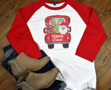 Custom Womens Christmas Shirt - Personalized Holiday Top for Grandma MiMi Nana Gigi - Gifts for Mom