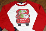 Custom Womens Christmas Shirt - Personalized Holiday Top for Grandma MiMi Nana Gigi - Gifts for Mom