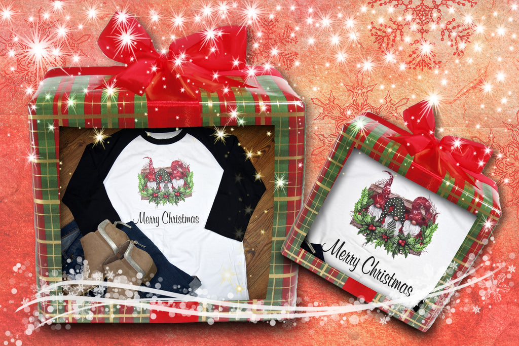 Christmas Gnome Shirt  Plus Size Holiday Top for Women  Festive Gift for Ladies