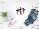 Religious Womens Custom Faith Shirt - John 316 Bible Verse - Easter Gift - Plus Size Ladies Tee