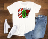 Joyful Plus Size Christmas Shirt for Women  Ladies Holiday Top with Festive Design