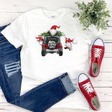 Christmas Gnome Shirt for Women  Plus Size Ladies Holiday Tee  Merry Christmas Design