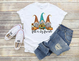 Fall Gnome Shirt for Women  Plus Size  Pumpkins  Gift for Her