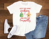 Christmas Cookie Plus Size Shirt for Women  Festive Holiday Season Tee  Merry Christmas Ladies Top