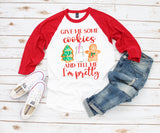 Christmas Cookie Plus Size Shirt for Women  Festive Holiday Season Tee  Merry Christmas Ladies Top