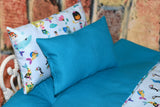 Mermaid Doll Bedding Set for 18" and 20" Dolls - Includes Mattress and Matching Accessories