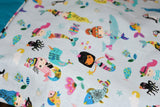 Mermaid Doll Bedding Set for 18" and 20" Dolls - Includes Mattress and Matching Accessories