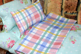 Teal Doll Bedding Set for 18 in Dolls - Mattress Blanket and Pillow - Perfect for Baby Dolls and Pet Dogs