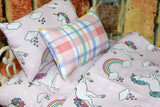 Unicorn Doll Bedding with Pink Mattress for 18 Inch Dolls - Adorable and High-Quality