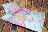 18 in Doll Bedding Set - Teal Pet Bed Blanket and Mattress - Perfect Gifts for Girls