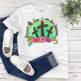 Christian Crosses Shirt - Custom Plus Size Gift for Women - Easter  Faith Theme