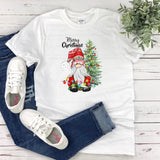 Christmas Gnome Holiday Shirt for Women  Plus Size  Merry Christmas