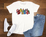 Holiday BELIEVE Shirt  Womens Plus Size  Merry Christmas  Ladies Christmas Tee