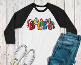 Holiday BELIEVE Shirt  Womens Plus Size  Merry Christmas  Ladies Christmas Tee