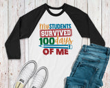 100th Day Teacher Shirt for Women  Plus Size  Cute Teacher Top  100 Days Celebration  School Teacher Design