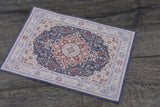 Miniature Dollhouse Rug - Modern Fashion Accessory for Dolls - Includes Doll Accessories and Decor
