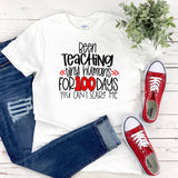 Teacher 100 Day Shirt for Women  Plus Size  100 Days Teaching  Teacher Gift