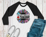 Teacher T-Shirt  Sparkle Flower Design  Plus Size Womens Shirt for Back to School  Teachers Gift