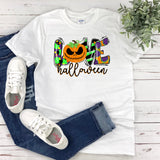 Halloween Pumpkin Plus Size Shirt for Adults - Spooky and Fun