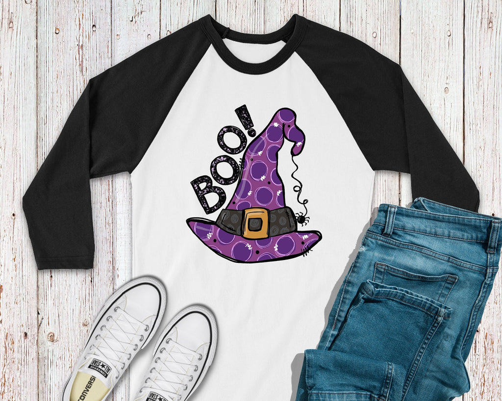 Purple Witch Halloween Shirt for Plus Size Women - Adult Witchy Top