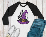 Purple Witch Halloween Shirt for Plus Size Women - Adult Witchy Top